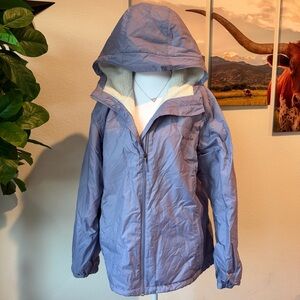 fleece-lined hooded jacket from Columbia sportswear